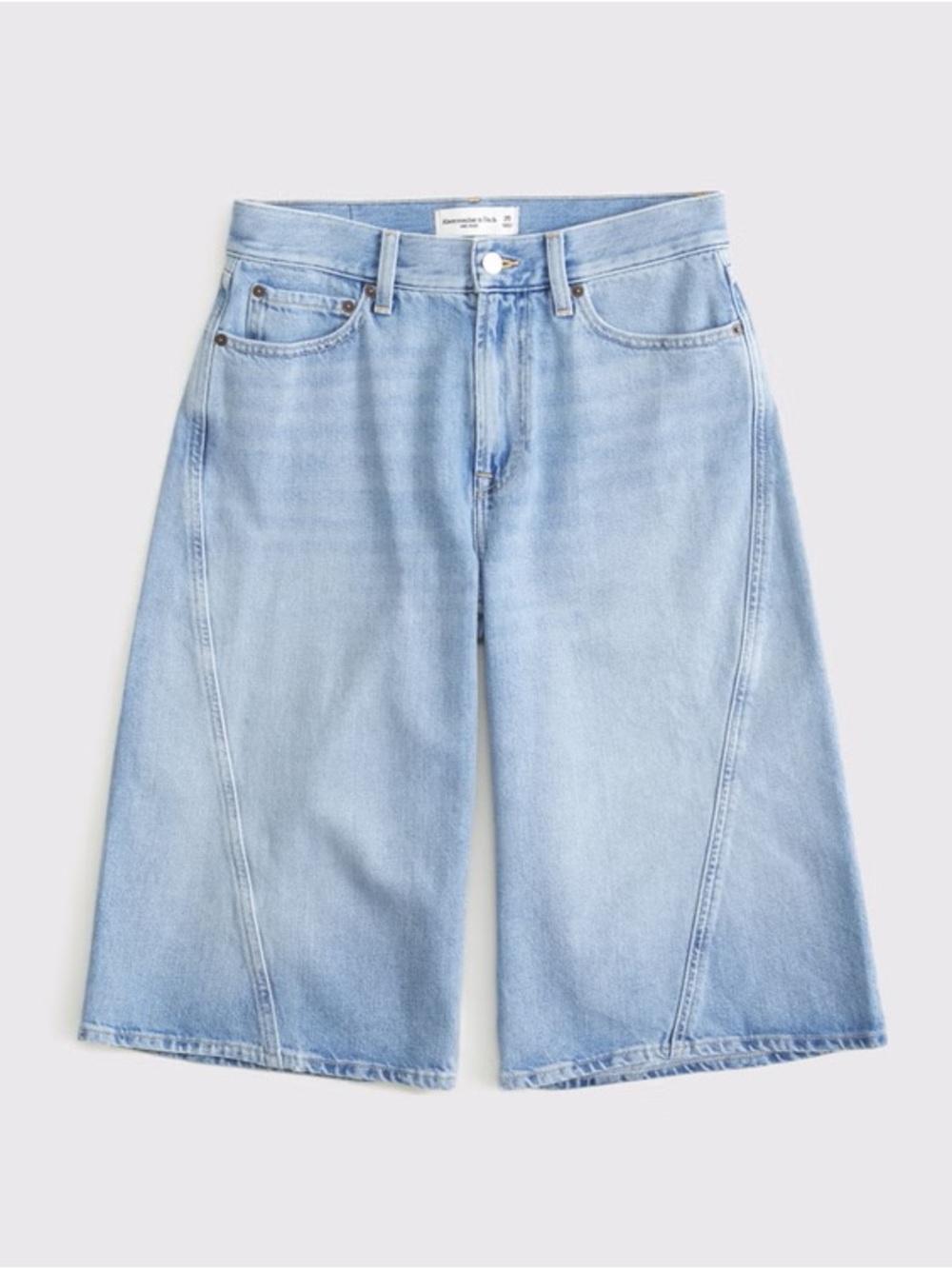 NWT Abercrombie & Fitch Jorts Women's Mid Rise Culotte Jeans Size 26